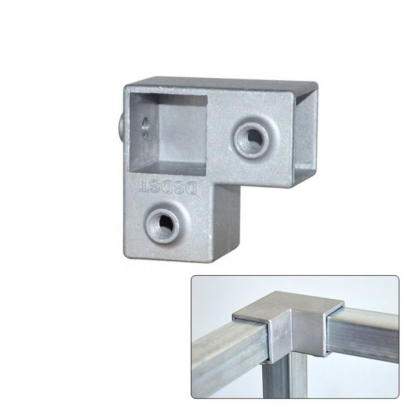 Heavy-Duty Welding-Free Aluminum Alloy Tube Connectors – Multi-Size Fittings for Shelving, Racks, Furniture & DIY Projects