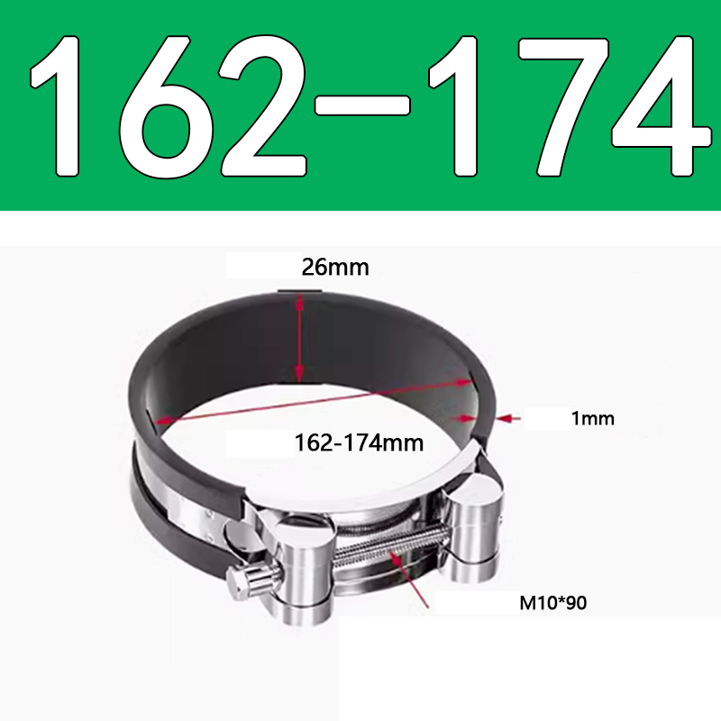 Heavy Duty Hose Clamp - Reinforced European Style Pipe Clip, Corrosion Resistant Galvanized Carbon Steel, for PVC Pipe & Hose Fixing