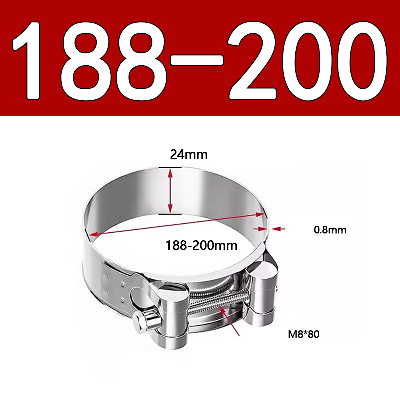 Heavy Duty Hose Clamp - Reinforced European Style Pipe Clip, Corrosion Resistant Galvanized Carbon Steel, for PVC Pipe & Hose Fixing