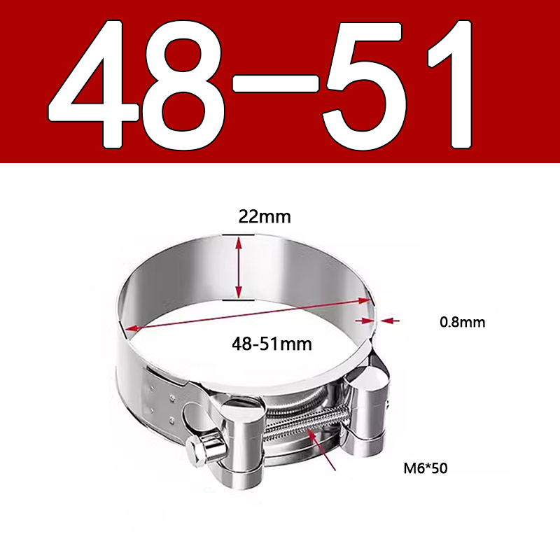 Heavy Duty Hose Clamp - Reinforced European Style Pipe Clip, Corrosion Resistant Galvanized Carbon Steel, for PVC Pipe & Hose Fixing