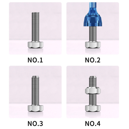 External Deburring Chamfer Tool - Alloy Steel Drill Countersink | Thread Rounding & Bolt Deburring Cutter | Hex Shank for Electric Drills