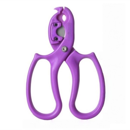 2-in-1 Floral Scissors & Thorn Stripper - Replaceable Blades Professional Rose Pruner, Flower Arranging Tool for Florists