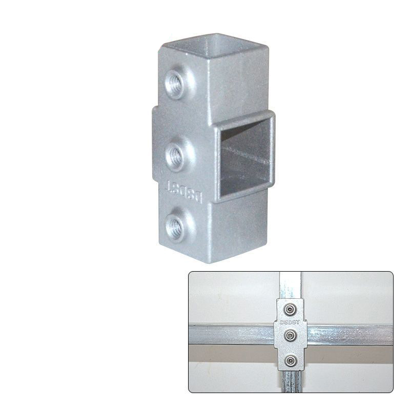 Heavy-Duty Welding-Free Aluminum Alloy Tube Connectors – Multi-Size Fittings for Shelving, Racks, Furniture & DIY Projects