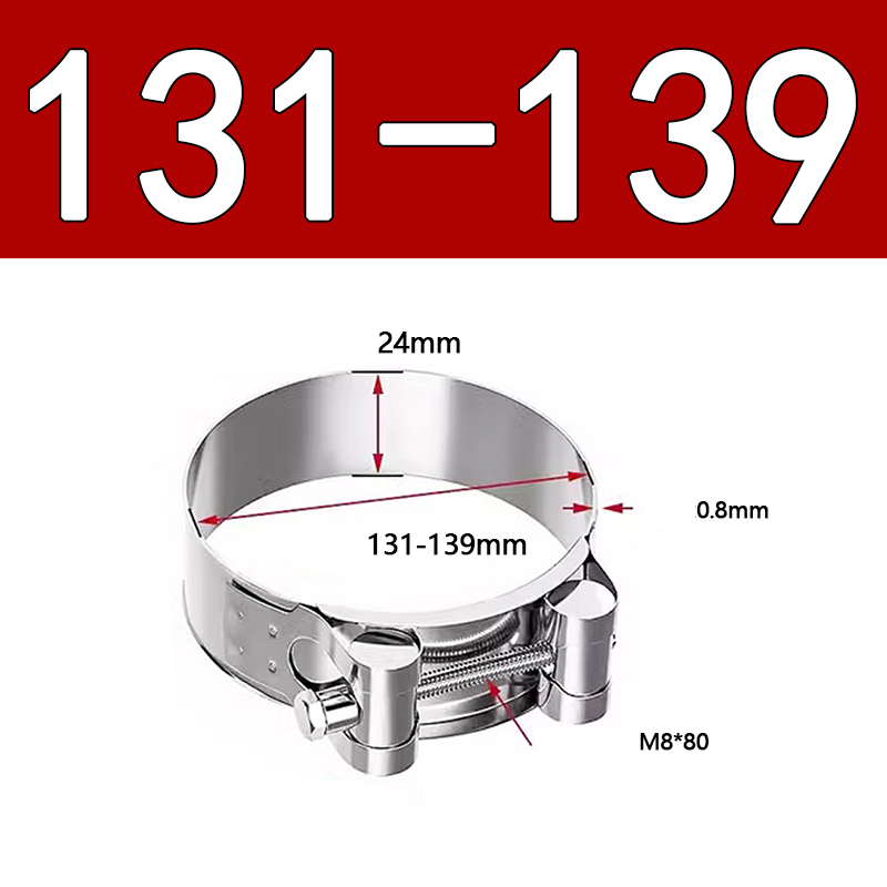 Heavy Duty Hose Clamp - Reinforced European Style Pipe Clip, Corrosion Resistant Galvanized Carbon Steel, for PVC Pipe & Hose Fixing
