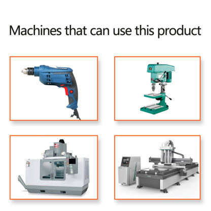 Handewei Upgraded Limited Depth Countersink Drill Bit - Adjustable Depth Woodworking Countersink Cutter with Carbide Tip, 8mm Round Shank for Bench Drill/Hand Drill/Cordless Drill