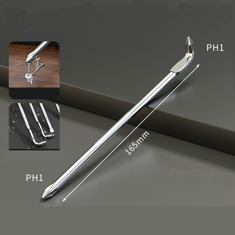 The Ultimate 90-Degree Offset Screwdriver Set for Tight Spaces - L-Shape/Z-Shape, Magnetic Tip, S2 Alloy Steel, Rust Proof - Phillips/Slotted/Torx/Hex Bits