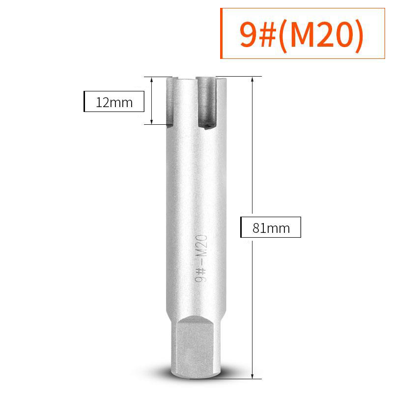 Alloy Steel Broken Tap Extractor - Reverse Spiral 3-Claw & 4-Claw Design | Universal for M3-M30 Taps | Easy Broken Tap Removal Tool