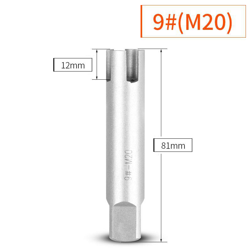 Alloy Steel Broken Tap Extractor - Reverse Spiral 3-Claw & 4-Claw Design | Universal for M3-M30 Taps | Easy Broken Tap Removal Tool