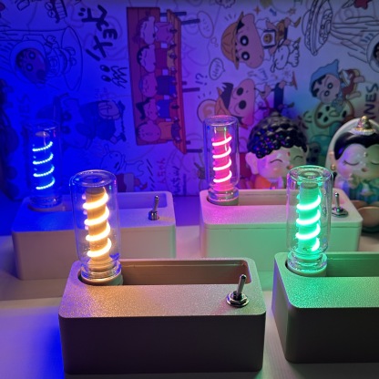 Creative Magnetic Night Light - Versatile Desk Decor, Bedroom Ambient Lighting, and Outdoor Camping Companion with Stress-Relief Feature