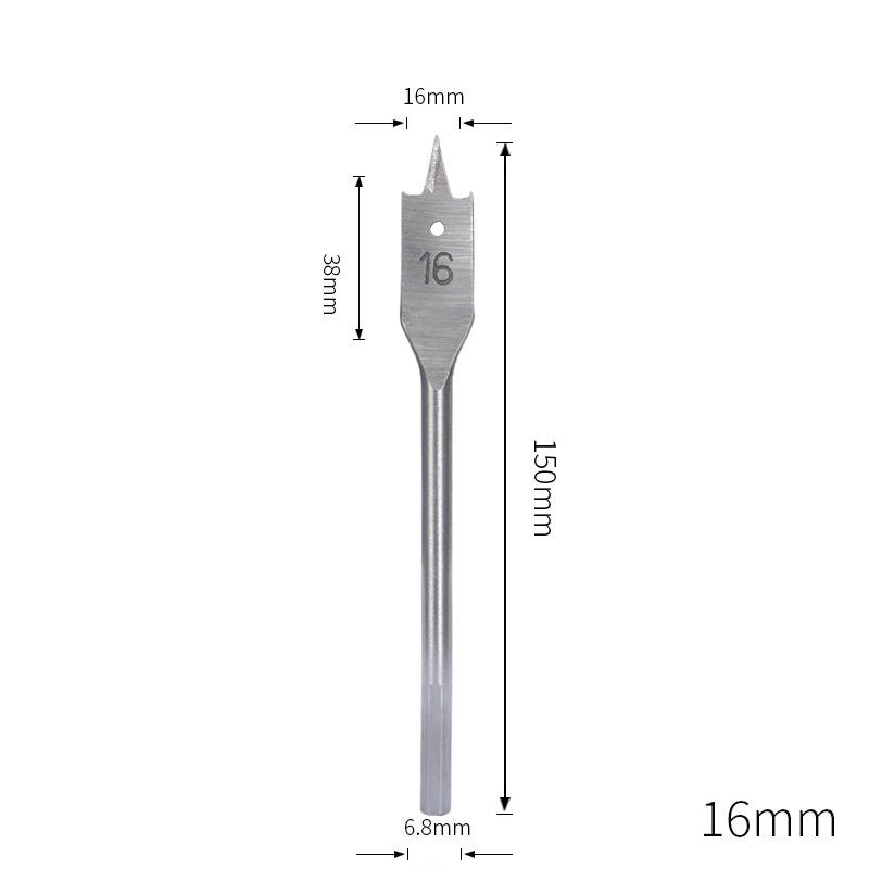 Triple-Point Woodworking Spade Drill Bit Set | Cabinet & Door Lock Bore Cutter | Wood Flat Drill & Expander Kit | 8-50mm Full Range