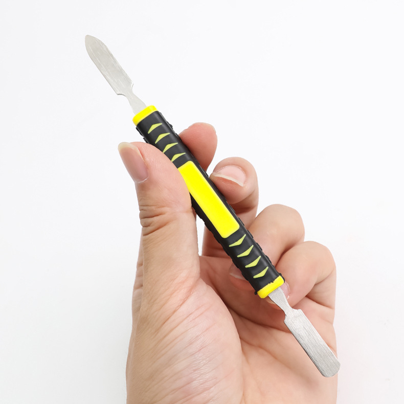 Professional 6-Piece Repair Spudger Kit - Universal Metal Pry Tools for Phones, Tablets & Laptops | Anti-Slip Grip | Precision Opening Tools | Say Goodbye to Broken Fingernails!