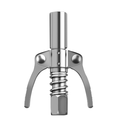 Heavy Duty Grease Coupler, High Pressure Dual Handle Self-Sealing Adapter for M6-M14 Nipples, Universal for Manual/Pneumatic/Electric Grease Guns