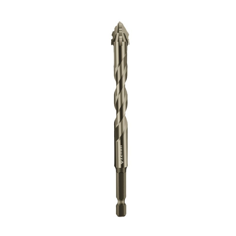 Industrial-Grade 4-Cutter Serrated Eccentric Drill Bit for Porcelain Tiles – Multi-Purpose Ceramic, Glass, Marble Drilling Tool – High-Efficiency Wear-Resistant Alloy Steel