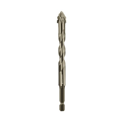 Industrial-Grade 4-Cutter Serrated Eccentric Drill Bit for Porcelain Tiles – Multi-Purpose Ceramic, Glass, Marble Drilling Tool – High-Efficiency Wear-Resistant Alloy Steel