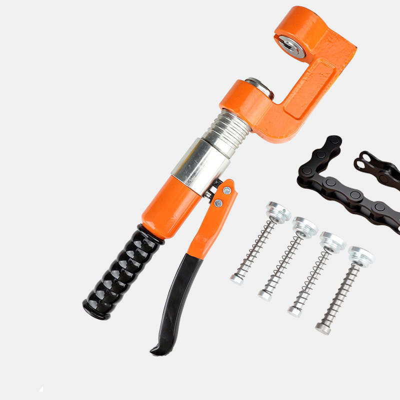 Hydraulic Chain Breaker | Manual Link Disassembler Tool LJL-8/LJL-16 | Multi-Functional Quick Chain Cutter & Remover for Universal Applications