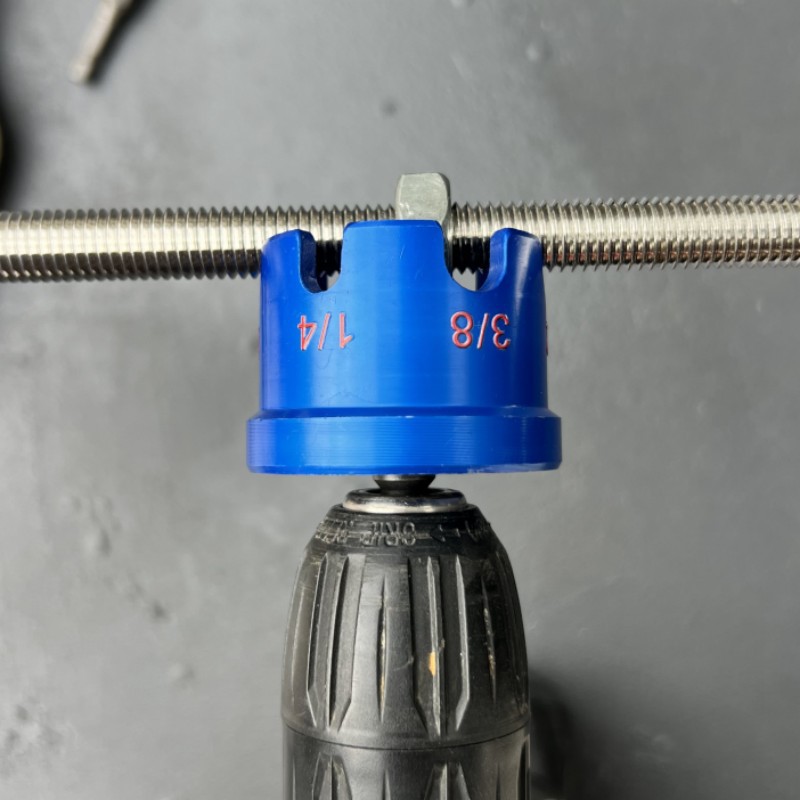 3-in-1 Magic Socket: The Ultimate Electric Drill Bit for Spinning Nuts onto Long Threaded Rods Effortlessly!