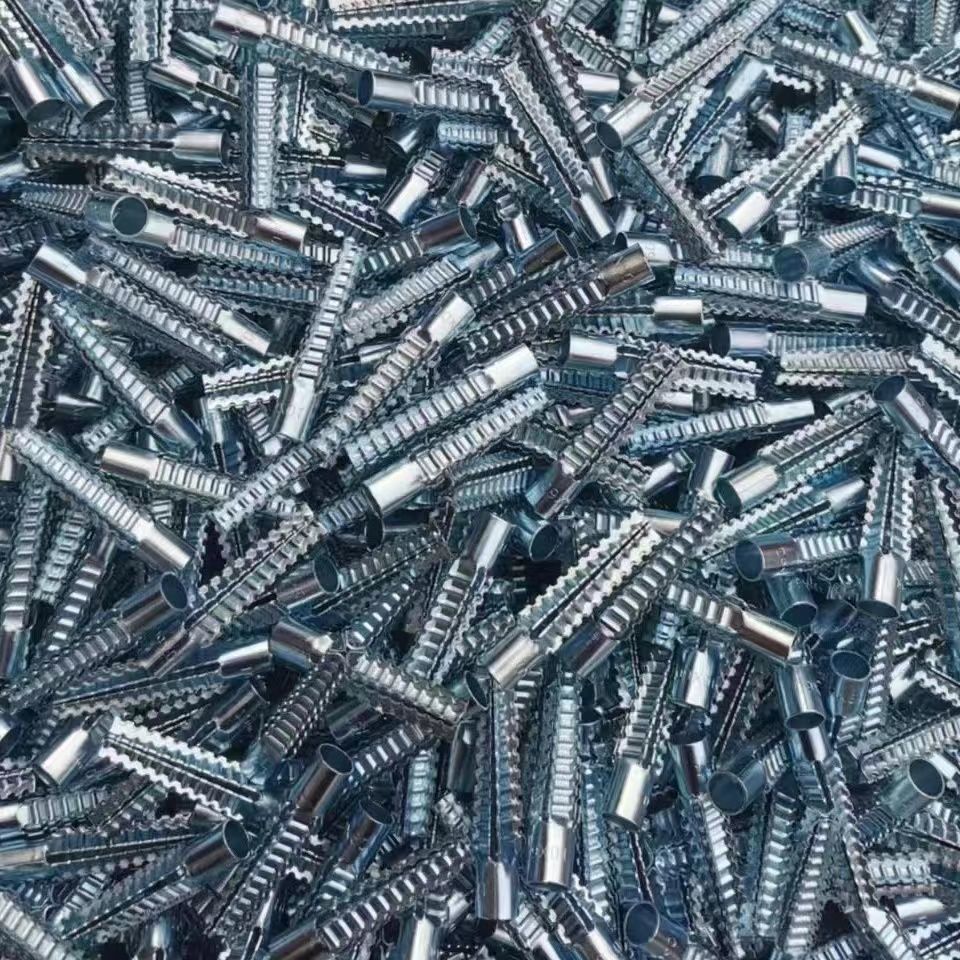 Lightweight Metal Expansion Anchors - Heavy Duty Self-Tapping Screws for Old Hole Repair, Zinc Plated