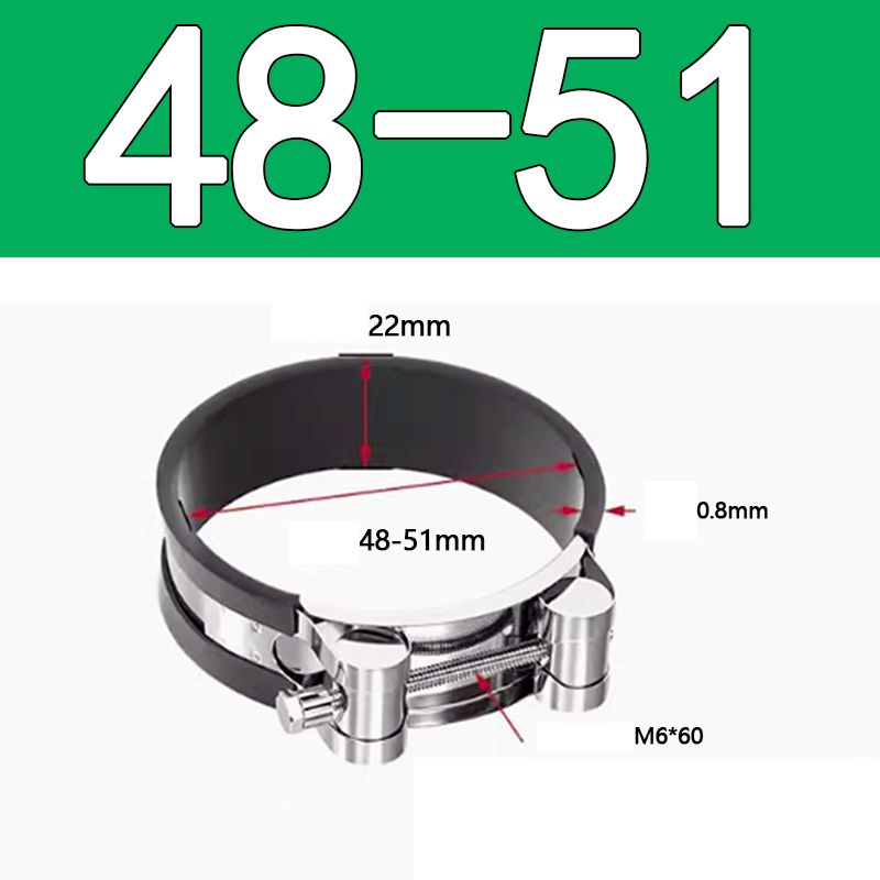 Heavy Duty Hose Clamp - Reinforced European Style Pipe Clip, Corrosion Resistant Galvanized Carbon Steel, for PVC Pipe & Hose Fixing