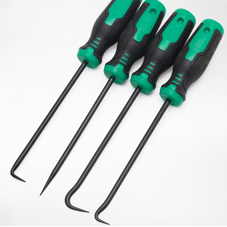 Chromium Vanadium Steel Cylinder Scraper & Seal Pick Set - Heavy-Duty Automotive Gasket & Adhesive Removal Tools 