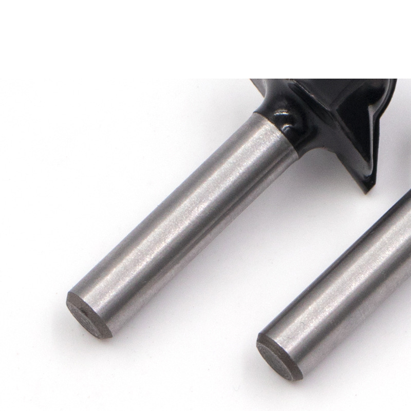 90° Round-Nose V-Groove Router Bit - Tungsten Carbide Tipped, 1/4" Shank, for Chamfering, Flanging & Slotting in Wall Panels, Wood Veneer, & Carbon Crystal Boards