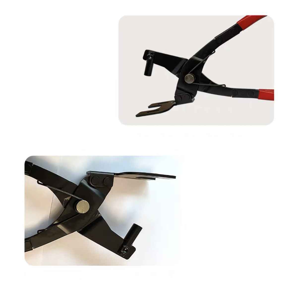 Exhaust Pipe Rubber Mount Removal Pliers - Spring-Loaded Design with Chrome Vanadium Steel & Non-Slip Handle - Effortless Exhaust Hanger and Clamp Tool for Automotive Repair