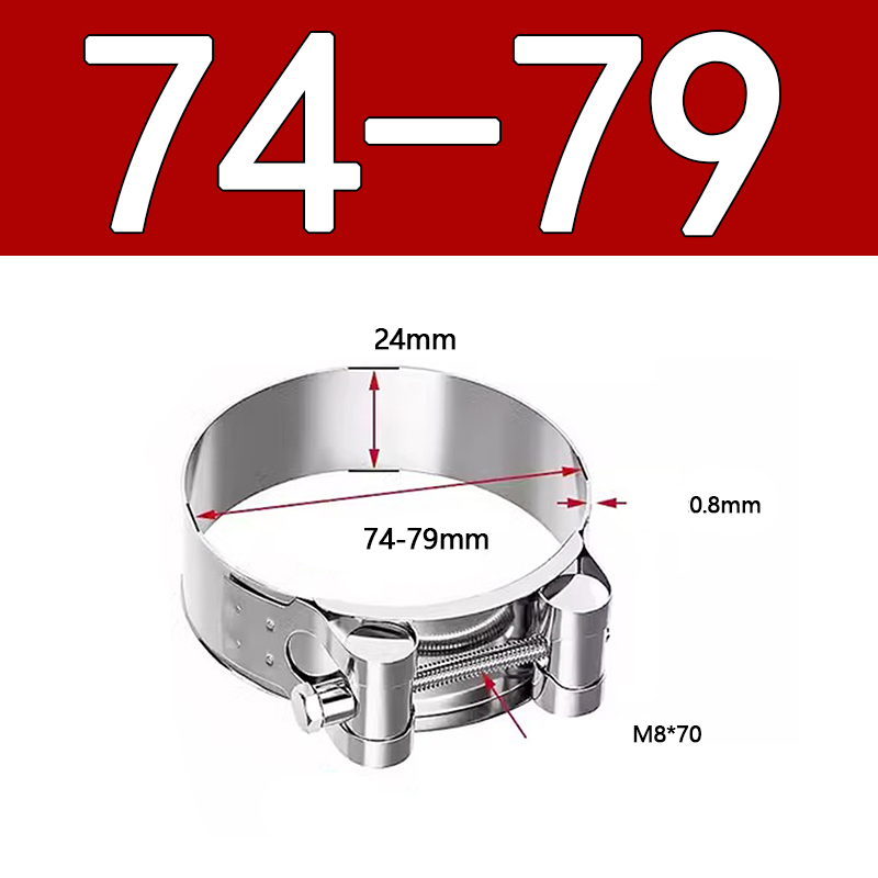 Heavy Duty Hose Clamp - Reinforced European Style Pipe Clip, Corrosion Resistant Galvanized Carbon Steel, for PVC Pipe & Hose Fixing