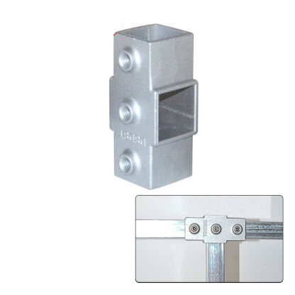Heavy-Duty Welding-Free Aluminum Alloy Tube Connectors – Multi-Size Fittings for Shelving, Racks, Furniture & DIY Projects