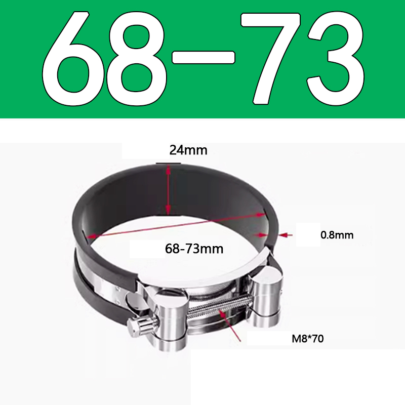 Heavy Duty Hose Clamp - Reinforced European Style Pipe Clip, Corrosion Resistant Galvanized Carbon Steel, for PVC Pipe & Hose Fixing