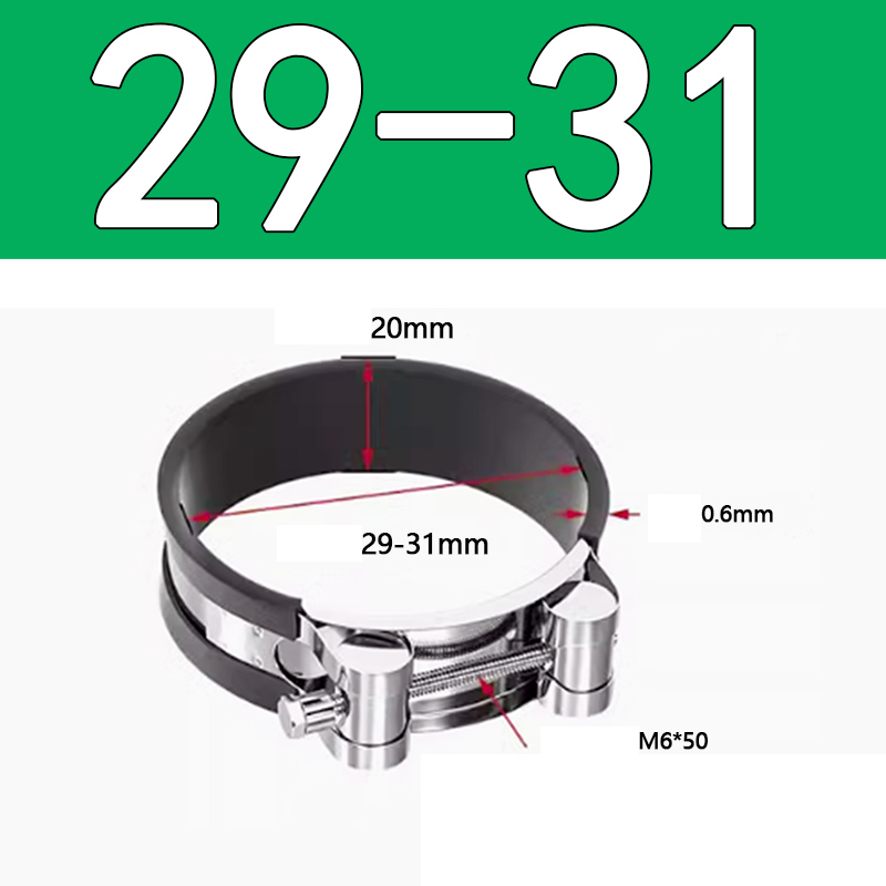 Heavy Duty Hose Clamp - Reinforced European Style Pipe Clip, Corrosion Resistant Galvanized Carbon Steel, for PVC Pipe & Hose Fixing