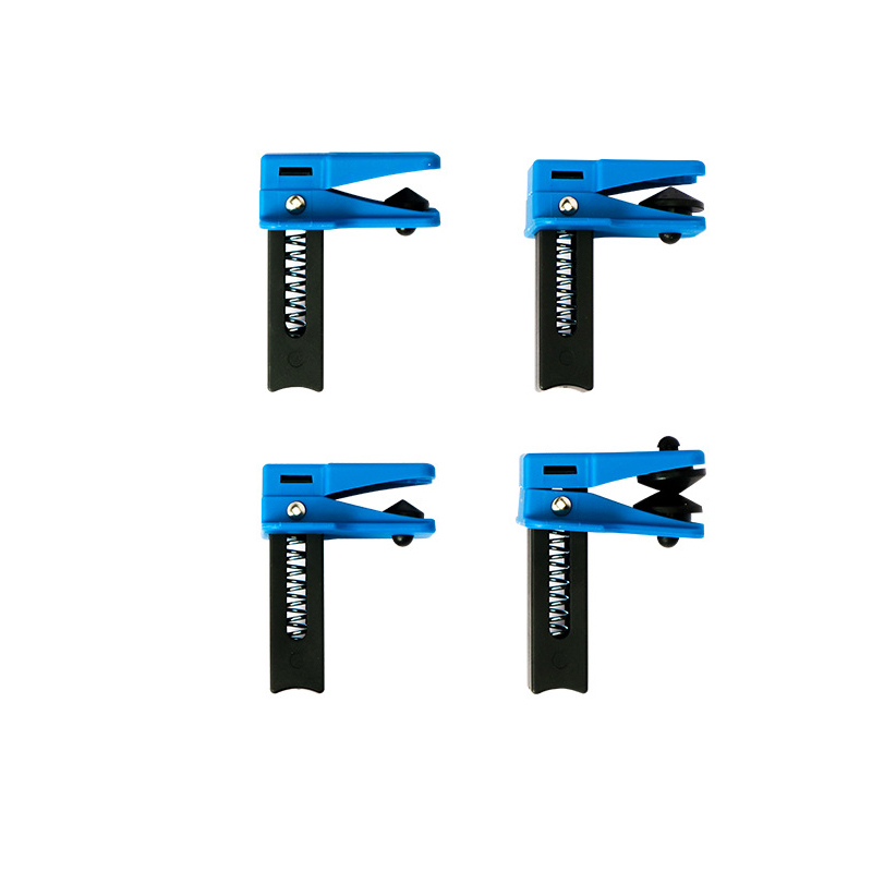 Leak-Proof Brake Line Clamp Set - 4 Pc Universal Oil Fuel Line Plug Clip Kit, Heat & Oil Resistant, Seals Banjo Bolt Connectors, Professional Automotive Repair Tool