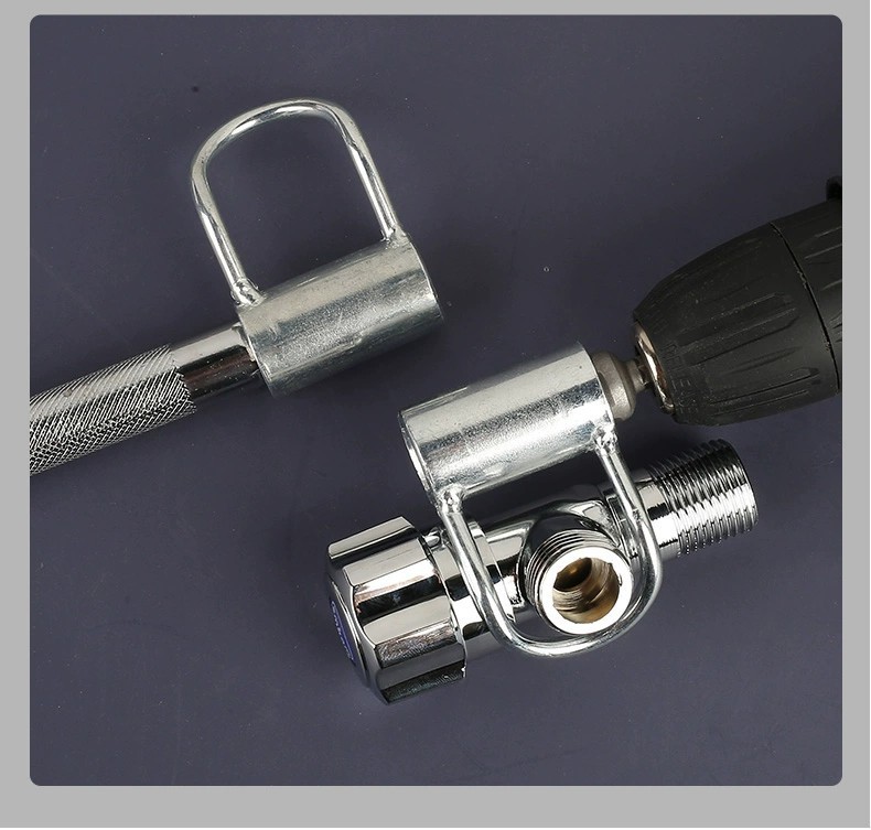 Angle Valve Wrench for Tight Spaces – Electric & Manual Dual-Mode Tool for Quick Installation and Removal (Metal Version)