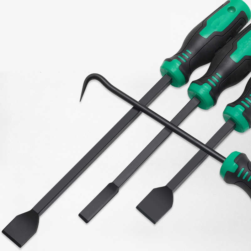 Chromium Vanadium Steel Cylinder Scraper & Seal Pick Set - Heavy-Duty Automotive Gasket & Adhesive Removal Tools 