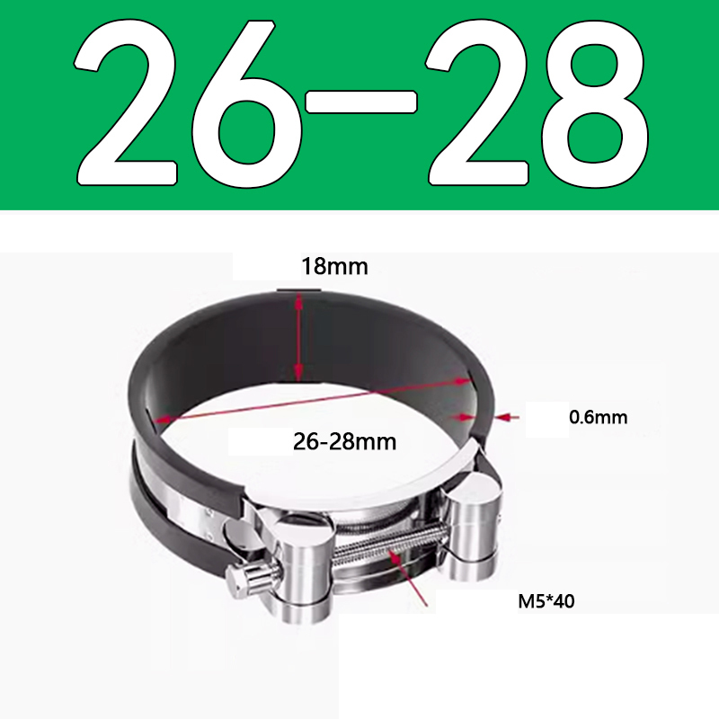 Heavy Duty Hose Clamp - Reinforced European Style Pipe Clip, Corrosion Resistant Galvanized Carbon Steel, for PVC Pipe & Hose Fixing