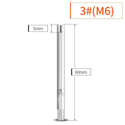 Alloy Steel Broken Tap Extractor - Reverse Spiral 3-Claw & 4-Claw Design | Universal for M3-M30 Taps | Easy Broken Tap Removal Tool