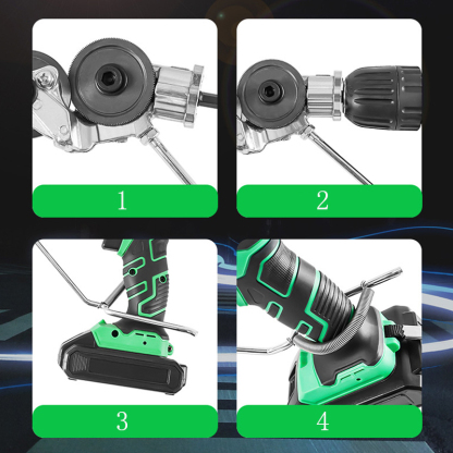 Drill-Powered Sheet Metal Shear