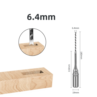 All-in-One Square Hole Mortising Kit | Convert Your Drill Press/Hand Drill | Professional Mortise Drill Bit Set for Woodworking & Joinery