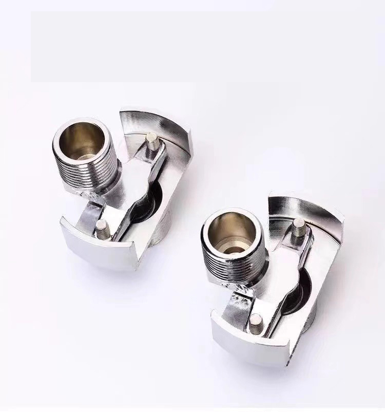 Universal 40° Adjustable Shower Elbow Connector - Heavy-Duty Brass Angle Correction Fitting for 150mm Faucet & Shower Head Installation