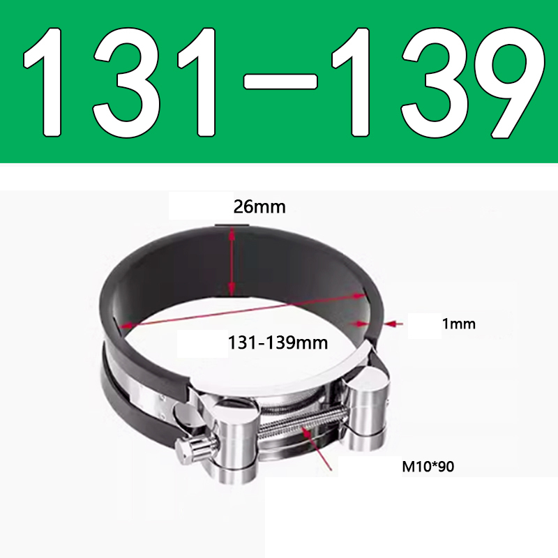 Heavy Duty Hose Clamp - Reinforced European Style Pipe Clip, Corrosion Resistant Galvanized Carbon Steel, for PVC Pipe & Hose Fixing