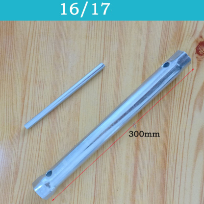 Professional-Grade Hollow Core Socket Wrench Set – Carbon Steel Zinc Plated for Plumbing, Appliance, Auto & Bike Repair (Includes Leverage Bar)