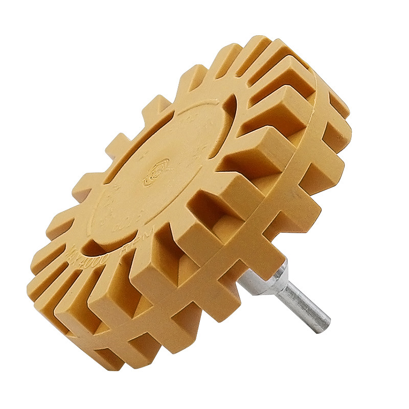 Revolutionize Your Detail Work｜Universal Rubber Decal & Adhesive Remover Wheel｜Paint-Safe, Ultra-Durable｜Fits Angle Grinders, Drills & Power Tools｜Perfect for Wheels, Paint & Glass