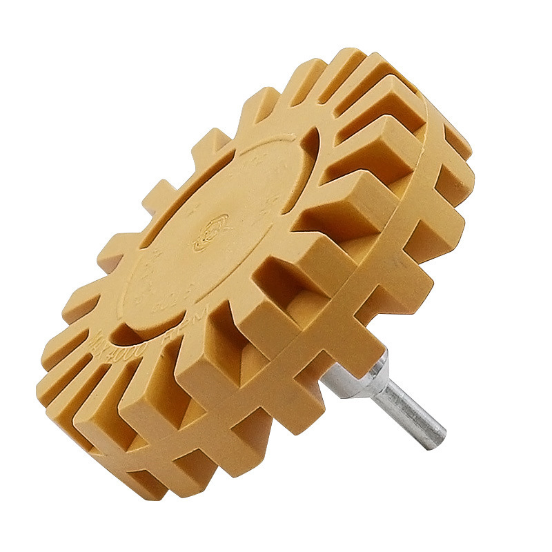 Revolutionize Your Detail Work｜Universal Rubber Decal & Adhesive Remover Wheel｜Paint-Safe, Ultra-Durable｜Fits Angle Grinders, Drills & Power Tools｜Perfect for Wheels, Paint & Glass