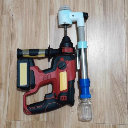 Dust-Free Revolution: Universal Hammer Drill Dust Collector | Patented, Portable, and Compatible with All Drill Types | Comes with Extra Sealing Gaskets