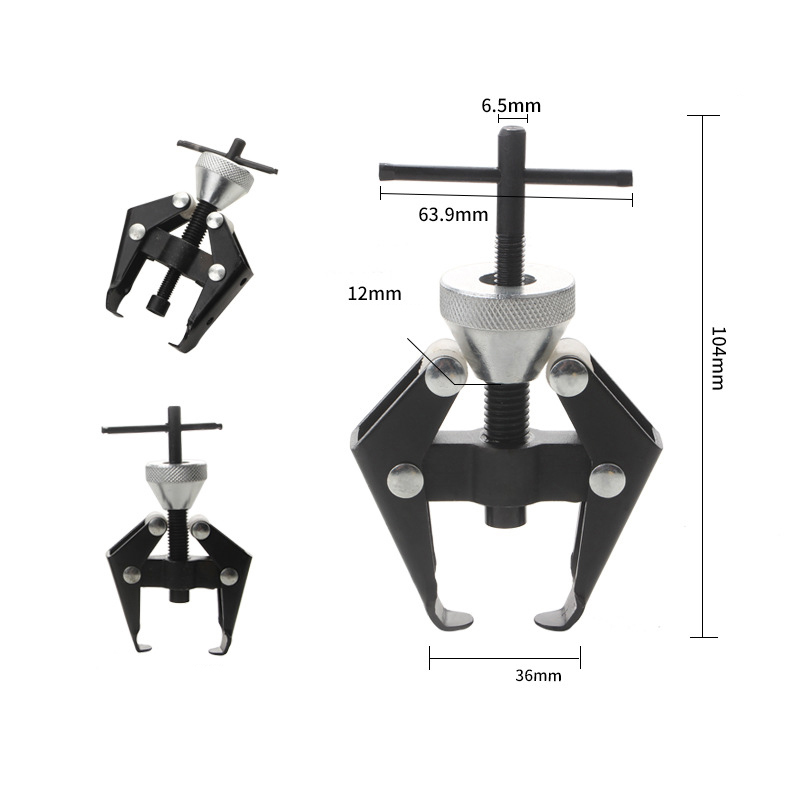 Professional Adjustable Windshield Wiper Arm Puller - Heavy-Duty 2-Jaw Puller Tool for Battery Terminal & Stuck Car Parts | Universal Automotive Repair Tool | High-Carbon Steel Construction