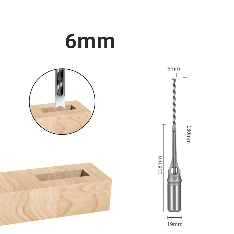 All-in-One Square Hole Mortising Kit | Convert Your Drill Press/Hand Drill | Professional Mortise Drill Bit Set for Woodworking & Joinery