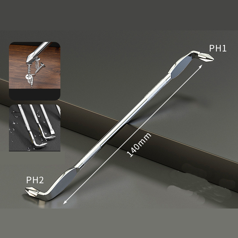 The Ultimate 90-Degree Offset Screwdriver Set for Tight Spaces - L-Shape/Z-Shape, Magnetic Tip, S2 Alloy Steel, Rust Proof - Phillips/Slotted/Torx/Hex Bits