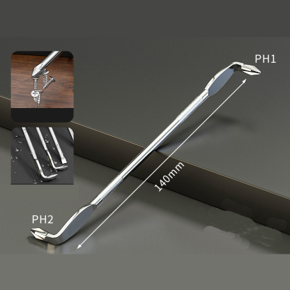 The Ultimate 90-Degree Offset Screwdriver Set for Tight Spaces - L-Shape/Z-Shape, Magnetic Tip, S2 Alloy Steel, Rust Proof - Phillips/Slotted/Torx/Hex Bits