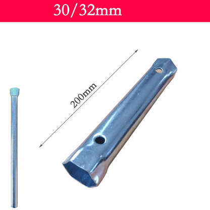 Professional-Grade Hollow Core Socket Wrench Set – Carbon Steel Zinc Plated for Plumbing, Appliance, Auto & Bike Repair (Includes Leverage Bar)