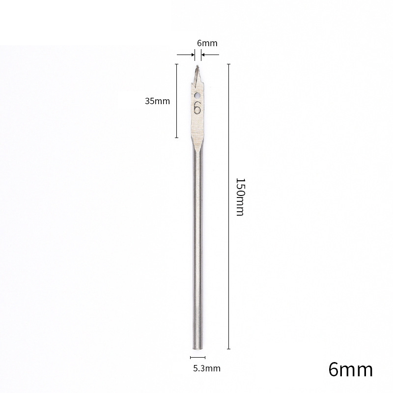 Triple-Point Woodworking Spade Drill Bit Set | Cabinet & Door Lock Bore Cutter | Wood Flat Drill & Expander Kit | 8-50mm Full Range
