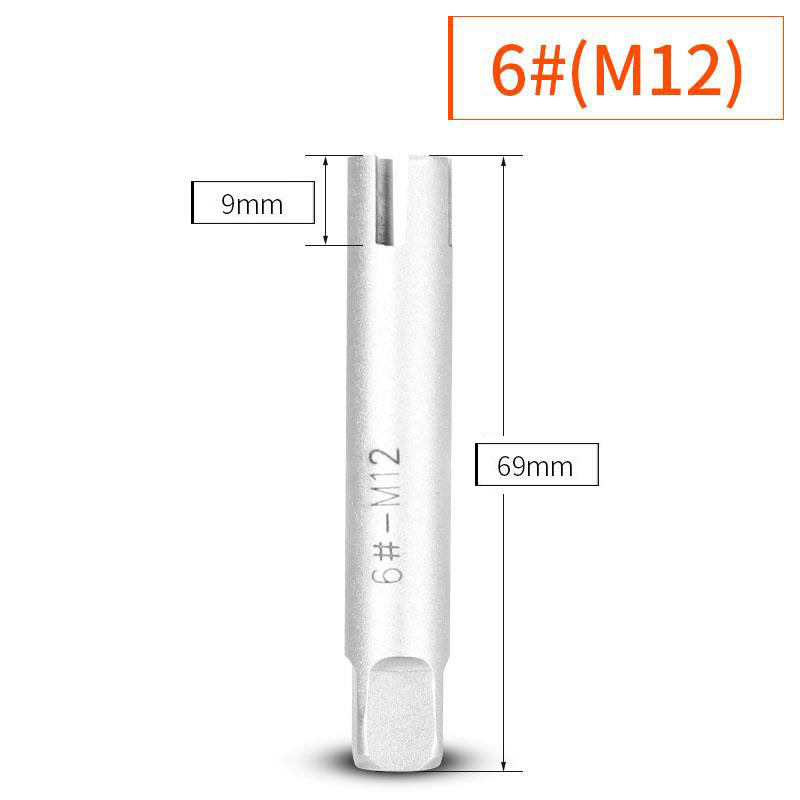 Alloy Steel Broken Tap Extractor - Reverse Spiral 3-Claw & 4-Claw Design | Universal for M3-M30 Taps | Easy Broken Tap Removal Tool