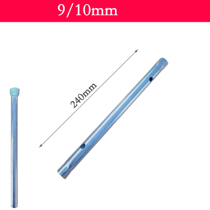 Professional-Grade Hollow Core Socket Wrench Set – Carbon Steel Zinc Plated for Plumbing, Appliance, Auto & Bike Repair (Includes Leverage Bar)